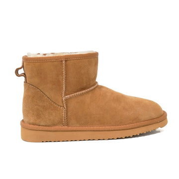 Women's Mid-upper sheepskin boots 100% natural Australian merino sheepskin